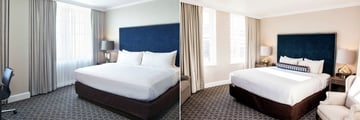 King Room and One Bedroom Suite at Redmont Hotel Birmingham, Curio Collection by Hilton