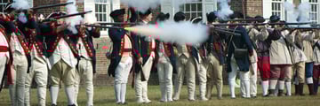 Colonial reenactment in Williamsburg, Virginia