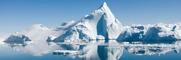 Icebergs in the Arctic