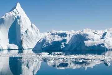 Icebergs in the Arctic