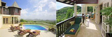 Residence du Cap, Pool and Veranda