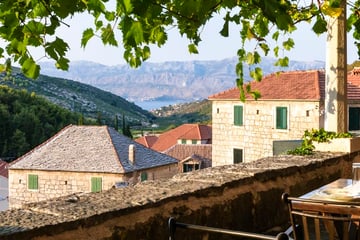 Dining on Brac Island, Croatia