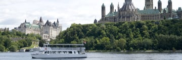 Take a river cruise along the Ottawa river
