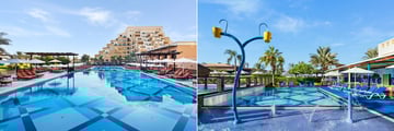 The main pool and kids pool at Rixos Bab Al Bahr