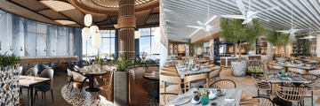 Rixos Gulf Hotel Doha akte pier and farmhouse