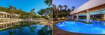 The main pool and Anjana Spa pool at Rixos Premium Bodrum