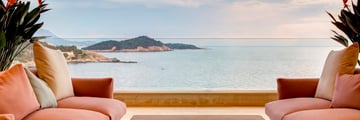 Terrace Libertas views at Rixos Premium Dubrovnik