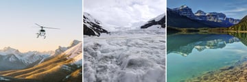 Rockies Helicopter Tour in Canmore, The Columbia Icefield & Icefield Parkway 
