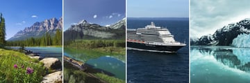 Beautiful Rocky Mountain and Alaska Cruise scenery
