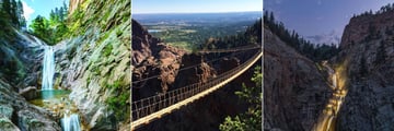 The spectacular Rocky Mountains, by day and night