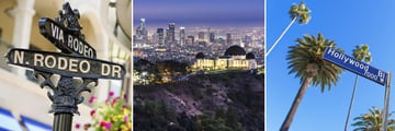 Rodeo Drive, Griffith Observatory and Hollywood Boulevard