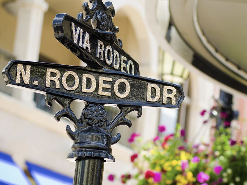 Rodeo Drive sign, Beverly Hills