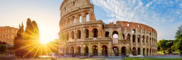 The Colosseum in Rome, Italy