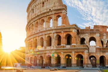 The Colosseum in Rome, Italy