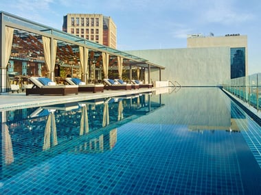 Rooftop Pool at Hotel Stripes, Kuala Lumpur