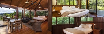 Treehouse Bedrooms at Rose Gums Wilderness Retreat