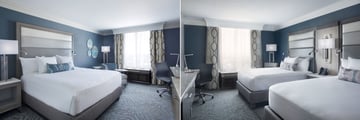 King Guest Room and Double Queen Guest Room at Rosen Centre