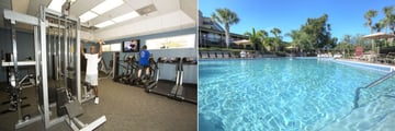 Fitness Centre and Pool at Rosen Inn International