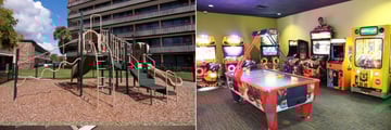 Playground and Arcade Games Room at Rosen Inn International