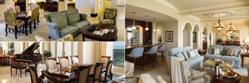 Executive Suite, Hammock Presidential Suite and Ibis Presidential Suite Living Areas at Rosen Shingle Creek