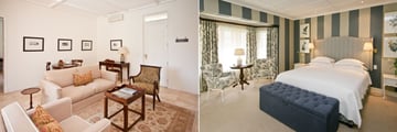Executive Suite Lounge and Bedroom at Rosenhof Country House