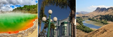 Scenery in Rotorua, Napier & Hawkes Bay
