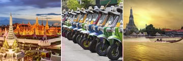 Bangok's Royal Palace, Tuk Tuks & Wat Arun Temple