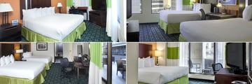 Royal Saint Charles, (clockwise from top left): Superior One King Room, Superior Double Beds, Balcony King Room and Large Queen Suite Terrace