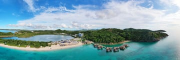 An aerial view of Royalton Antigua