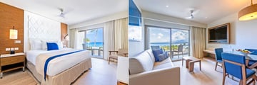 Luxury Junior Suite and Luxury Presidential Suite Ocean Front at Royalton Grenada