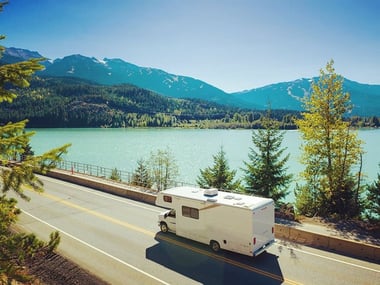 Driving an RV through Whistler