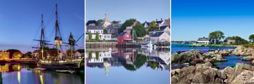 Salem Harbour, New Hampshire & Kennebunkport