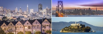 San Francisco Cityscapes & Alcatraz Island