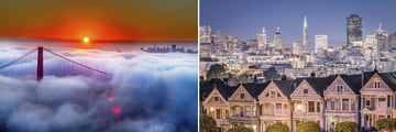 Golden Gate Bridge & City Skyline, San Francisco