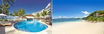 Sandals Barbados crystal lagoon pool & Sandals Grenada beachfront