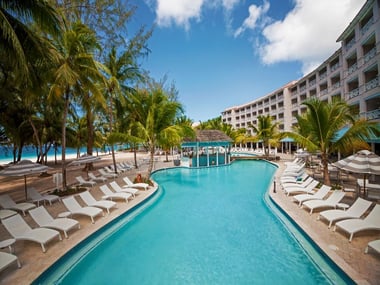 Sandals Barbados pool and bar