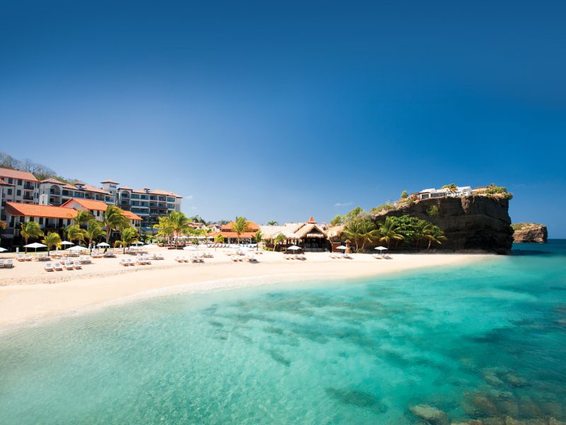 Beach at Sandals Grenada 
