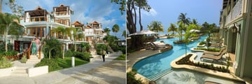 Sandals Negril Beach Resort & Spa, Beachfront Village Exterior and Lagoon Swim-Up Suites