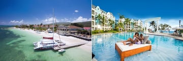 Sandals South Coast, Aerial View of Resort and Pool