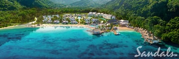 Sandals Saint Vincent and the Grenadines aerial