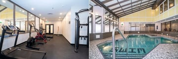 Sandman Hotel Calgary, Fitness Room and Pool