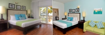 Deluxe Oceanfront Room and Junior Suite Garden View at Sandy Haven Resort