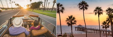 Santa Barbara and Manhattan Beach, Los Angeles