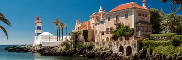 Santa Marta lighthouse, Cascais, Portugal