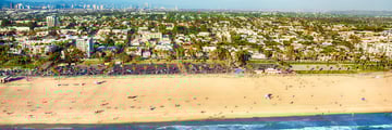 Santa Monica beach, California