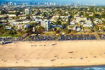 Santa Monica beach, California