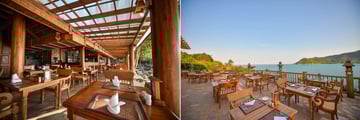 Santhiya Koh Phangan Resort & Spa, By The Sea Bar and Chantara Restaurant