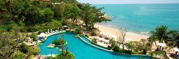 Santhiya Koh Phangan Resort & Spa, Main Pool and Beach