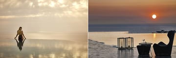 Beautiful sunsets at Santo Pure Oia Suites & Villas