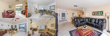 Sarasota Bradenton Area Pool Homes, Living Rooms